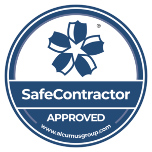 Alcumus-SafeContractor logo Safecontractor logo